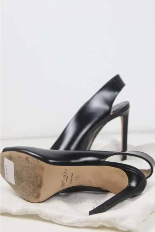 Jimmy Choo Pre-owned Leather heels Black Dames