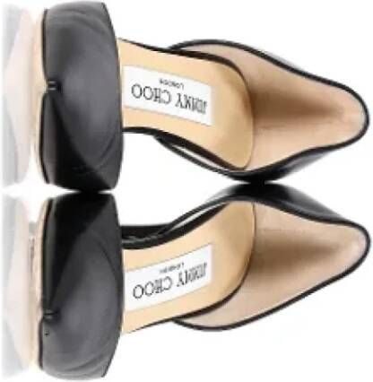 Jimmy Choo Pre-owned Leather heels Black Dames