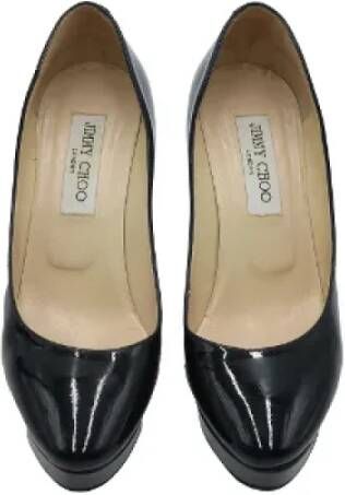 Jimmy Choo Pre-owned Leather heels Black Dames