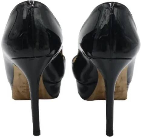 Jimmy Choo Pre-owned Leather heels Black Dames