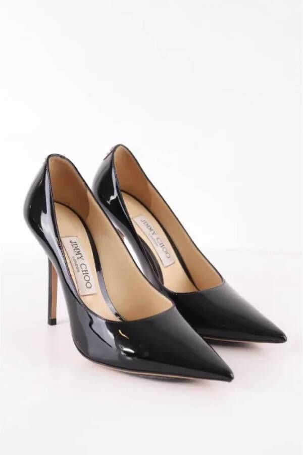 Jimmy Choo Pre-owned Leather heels Black Dames