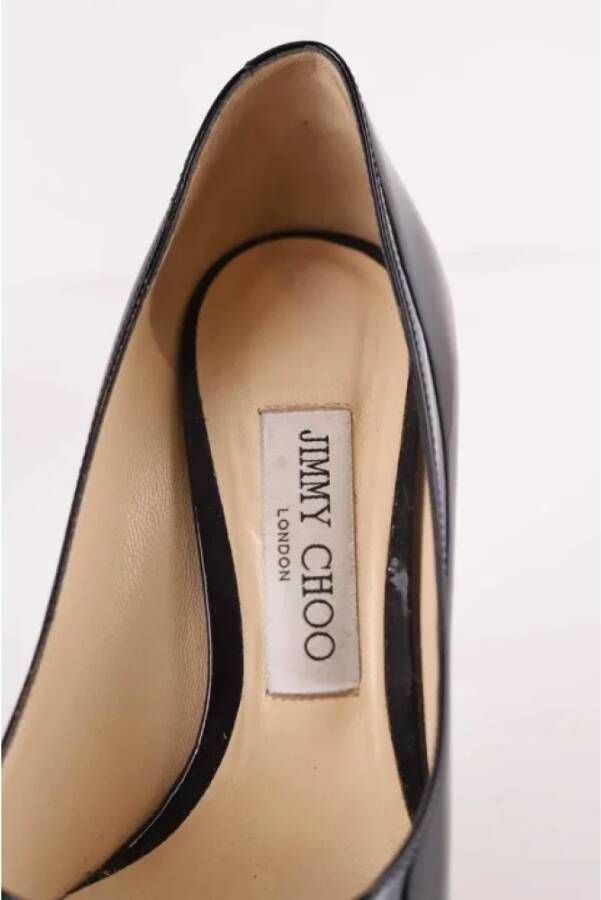 Jimmy Choo Pre-owned Leather heels Black Dames