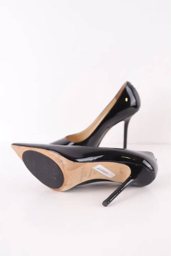 Jimmy Choo Pre-owned Leather heels Black Dames