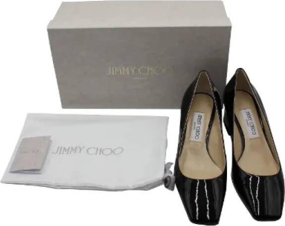 Jimmy Choo Pre-owned Leather heels Black Dames