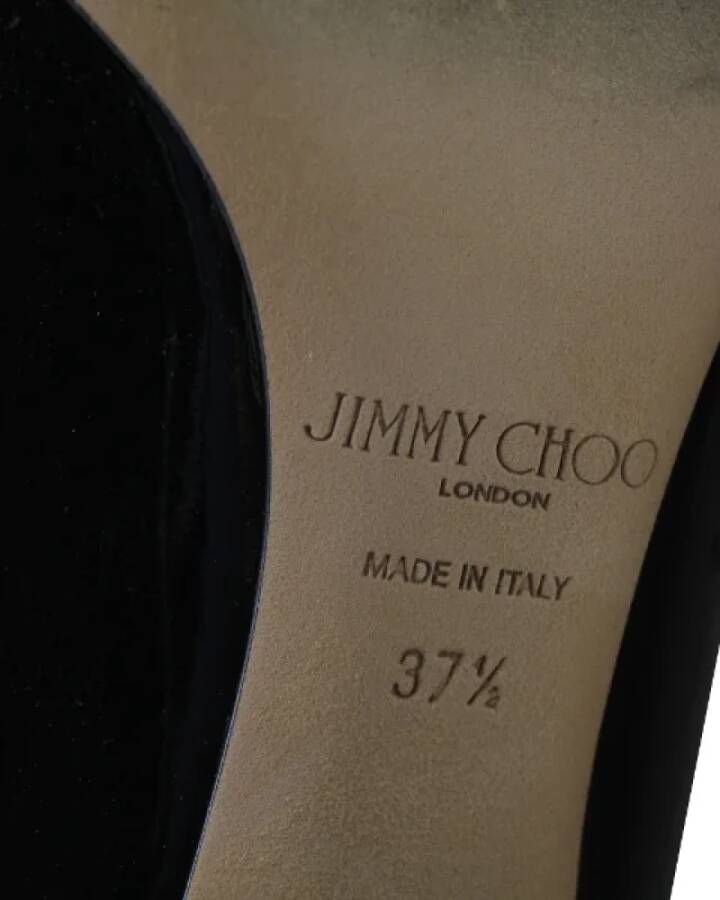 Jimmy Choo Pre-owned Leather heels Black Dames