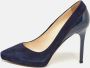 Jimmy Choo Pre-owned Leather heels Blue Dames - Thumbnail 2