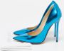 Jimmy Choo Pre-owned Leather heels Blue Dames - Thumbnail 9