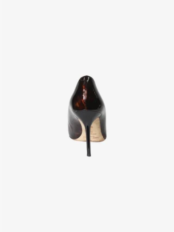 Jimmy Choo Pre-owned Leather heels Brown Dames