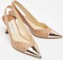 Jimmy Choo Pre-owned Leather heels Brown Dames - Thumbnail 4