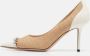 Jimmy Choo Pre-owned Leather heels Brown Dames - Thumbnail 2