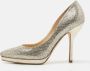 Jimmy Choo Pre-owned Leather heels Gray Dames - Thumbnail 2