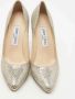 Jimmy Choo Pre-owned Leather heels Gray Dames - Thumbnail 3