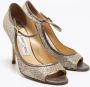 Jimmy Choo Pre-owned Leather heels Gray Dames - Thumbnail 4