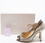 Jimmy Choo Pre-owned Leather heels Gray Dames - Thumbnail 9