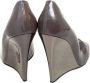 Jimmy Choo Pre-owned Leather heels Gray Dames - Thumbnail 4