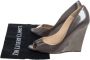 Jimmy Choo Pre-owned Leather heels Gray Dames - Thumbnail 7