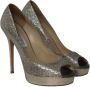 Jimmy Choo Pre-owned Leather heels Gray Dames - Thumbnail 3