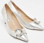 Jimmy Choo Pre-owned Leather heels Gray Dames - Thumbnail 4