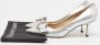 Jimmy Choo Pre-owned Leather heels Gray Dames - Thumbnail 9