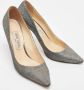 Jimmy Choo Pre-owned Leather heels Gray Dames - Thumbnail 4