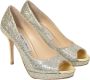 Jimmy Choo Pre-owned Leather heels Gray Dames - Thumbnail 4