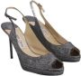 Jimmy Choo Pre-owned Leather heels Gray Dames - Thumbnail 2