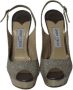 Jimmy Choo Pre-owned Leather heels Gray Dames - Thumbnail 2