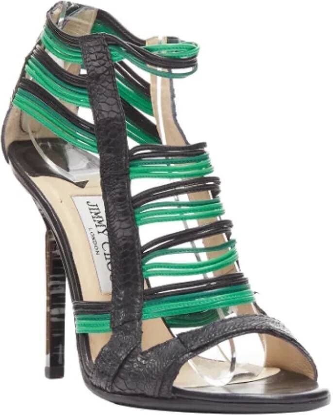 Jimmy Choo Pre-owned Leather heels Multicolor Dames