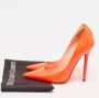Jimmy Choo Pre-owned Leather heels Orange Dames - Thumbnail 9
