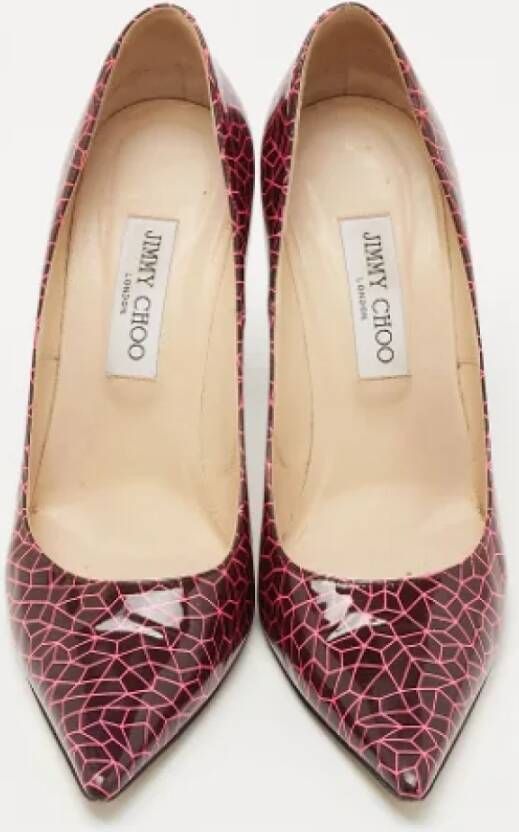 Jimmy Choo Pre-owned Leather heels Pink Dames