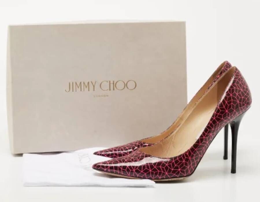 Jimmy Choo Pre-owned Leather heels Pink Dames