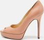 Jimmy Choo Pre-owned Leather heels Pink Dames - Thumbnail 2