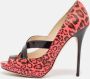 Jimmy Choo Pre-owned Leather heels Pink Dames - Thumbnail 2