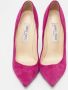 Jimmy Choo Pre-owned Leather heels Purple Dames - Thumbnail 3