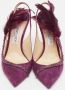 Jimmy Choo Pre-owned Leather heels Purple Dames - Thumbnail 2