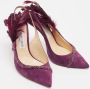 Jimmy Choo Pre-owned Leather heels Purple Dames - Thumbnail 3