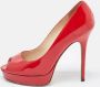 Jimmy Choo Pre-owned Leather heels Red Dames - Thumbnail 2