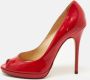 Jimmy Choo Pre-owned Leather heels Red Dames - Thumbnail 2