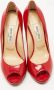 Jimmy Choo Pre-owned Leather heels Red Dames - Thumbnail 4