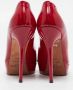 Jimmy Choo Pre-owned Leather heels Red Dames - Thumbnail 5