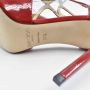 Jimmy Choo Pre-owned Leather heels Red Dames - Thumbnail 4