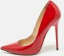 Jimmy Choo Pre-owned Leather heels Red Dames - Thumbnail 2