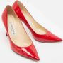 Jimmy Choo Pre-owned Leather heels Red Dames - Thumbnail 4