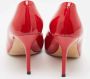 Jimmy Choo Pre-owned Leather heels Red Dames - Thumbnail 5