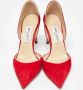 Jimmy Choo Pre-owned Leather heels Red Dames - Thumbnail 3