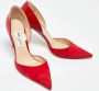 Jimmy Choo Pre-owned Leather heels Red Dames - Thumbnail 4