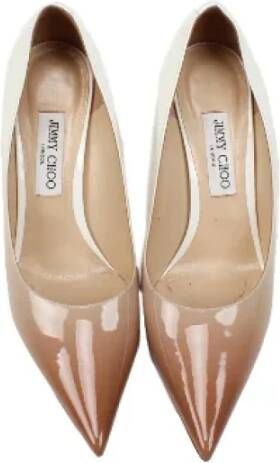 Jimmy Choo Pre-owned Leather heels White Dames