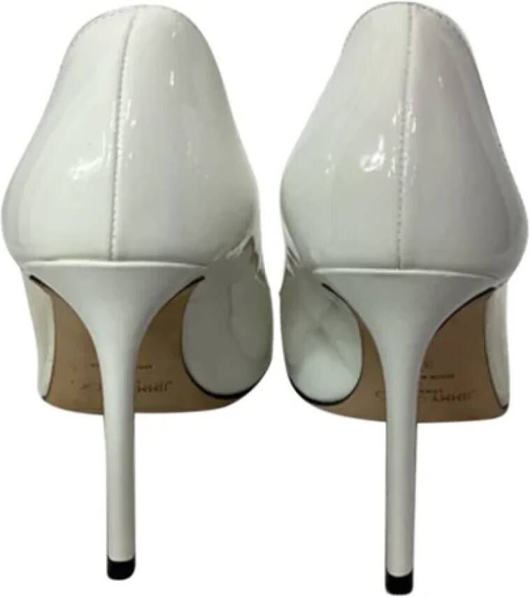 Jimmy Choo Pre-owned Leather heels White Dames