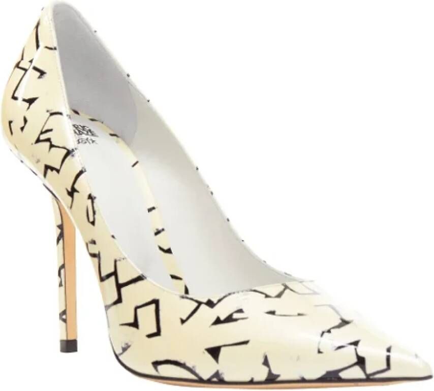 Jimmy Choo Pre-owned Leather heels White Dames