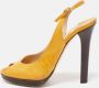 Jimmy Choo Pre-owned Leather heels Yellow Dames - Thumbnail 2